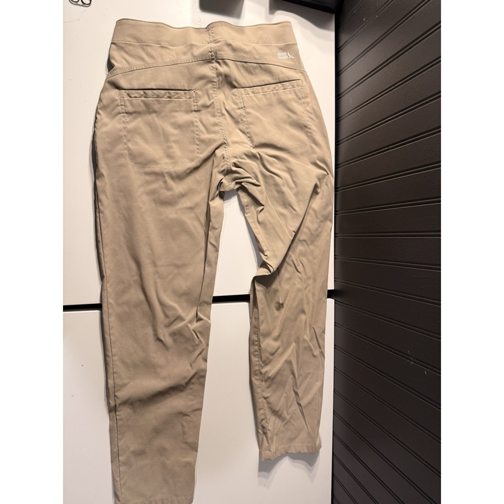 Eddier Bauer Tan Nylon Ankle Length Outdoor Hiking Pants Women's 12 - Picture 4 of 12